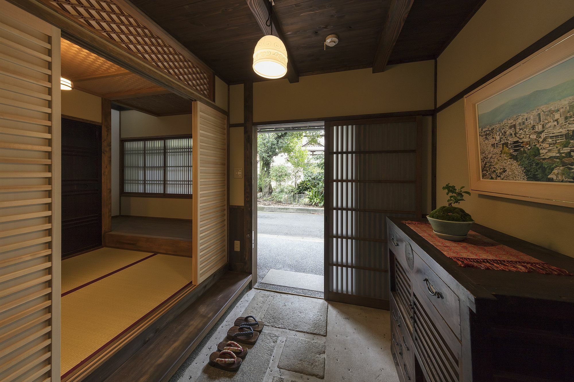 교토 Garaku An Machiya House 빌라 외부 사진